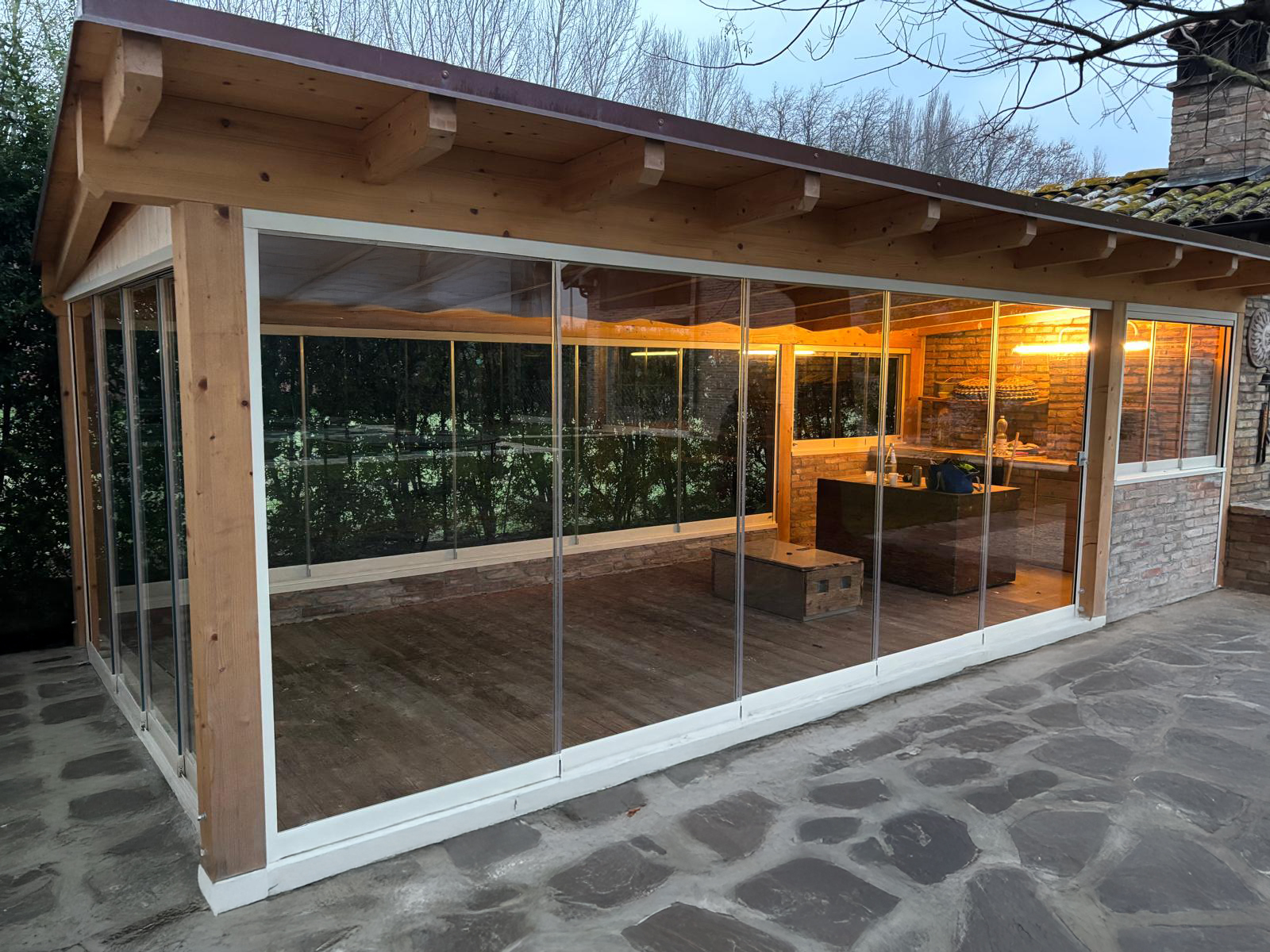 Vetrate panoramiche per esterni